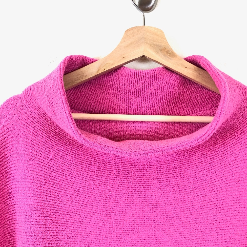 Free People Ottoman Slouchy Tunic in Electric Pink - Picture 6 of 8
